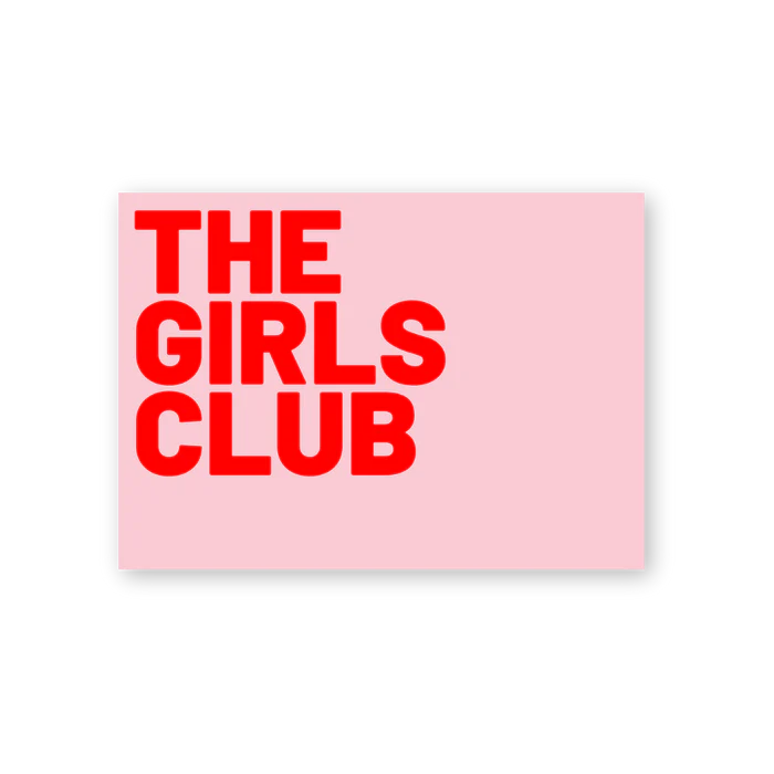 THE GIRLS CLUB Postkarte