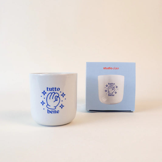 tutto bene Porzellanbecher – studio ciao